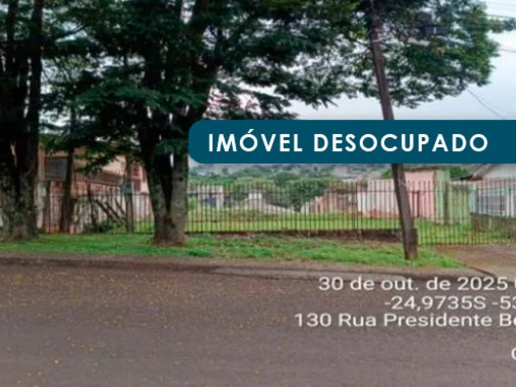 Foto 2 de 3: Terreno em leilão em Cascavel - PR — Terreno 621 m² - Cascavel-PR - Rua Presidente Bernardes, 140 - Neva