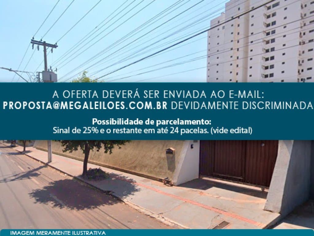 Foto 2 de 3: Casa em leilão em Rondonópolis - MT, bairro Centro — Casa 381 m² (área construída) em Terreno 2.100 m² - Centro - Rondonópolis - MT