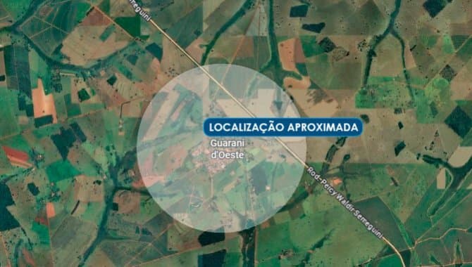 Foto 1 de 2: Area Rural em leilão em Guarani D'oeste - SP — Parte Ideal (50%) sobre Imóvel Rural 98 ha (Sítio Nossa Senhora de Fátima) - Guarani D Oeste - SP