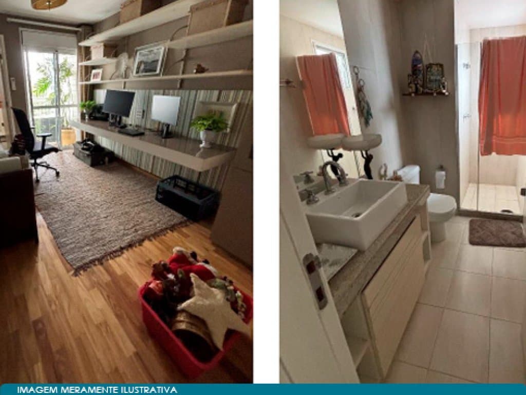 Foto 8 de 18: Apartamento em leilão em São Paulo - SP, bairro Morumbi — Direitos sobre Apartamento 271 m² com 4 Vagas (próx. à Marginal Prinheiros) - Morumbi - São Paulo - SP