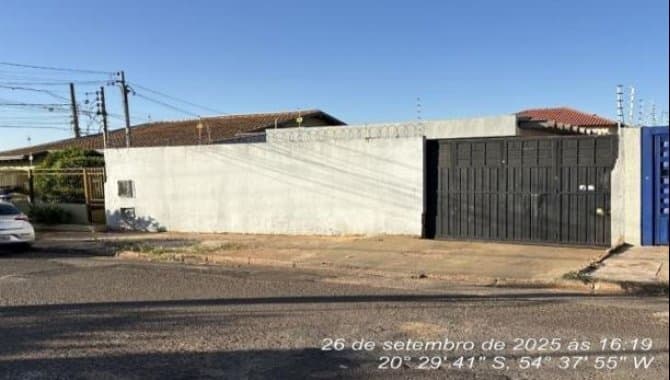 Foto 1 de 2: Casa em leilão em Campo Grande - MS, bairro Jardim Nhanhá — Casa 87 m² - Campo Grande-MS - Rua dos Peixes, 509 - Jardim Nhanhá (Piratininga)