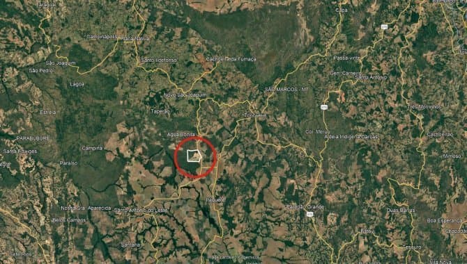 Foto 4 de 4: Area Rural em leilão em Barra Do Garças - MT — Imóvel Rural 3.627 ha - Fazenda Salto Belo - Novo São Joaquim - MT