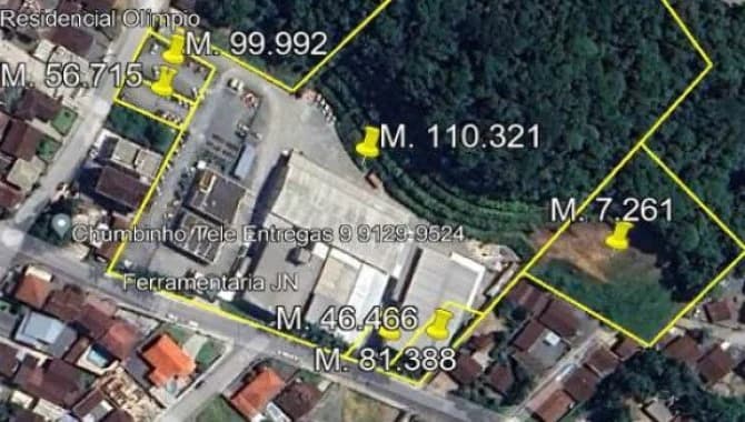 Foto 1 de 2: Terreno em leilão em Joinville - SC, bairro Iririú — Terreno 600 m² - Iririú - Joinville - SC