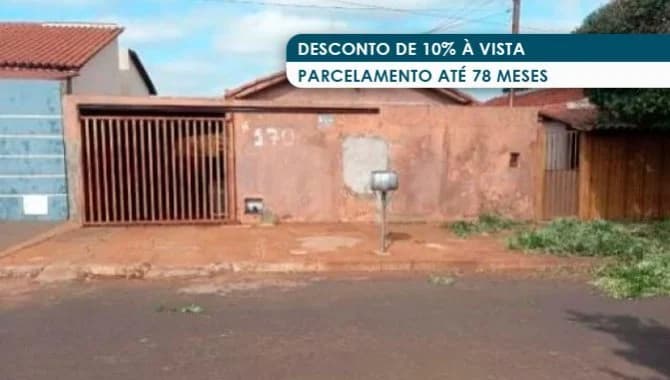 Foto 1 de 3: Casa em leilão em Quirinópolis - GO, bairro Municipal — Casa 69 m² - Municipal - Quirinópolis - GO