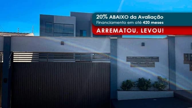 Apartamento em leilão em Anápolis - GO, bairro Jardim Europa I e II — Apartamento 73 m² (Unid. 102) - Jardim Europa I e II - Anápolis - GO