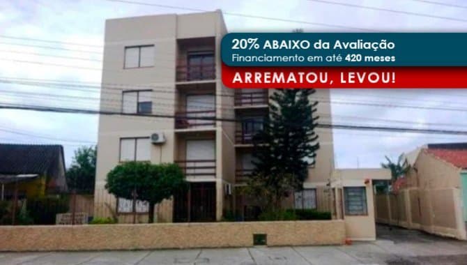Apartamento em leilão em Pelotas - RS, bairro Tres Vendas — Apartamento 44 m² (Unid. 204) - Três Vendas - Pelotas - RS