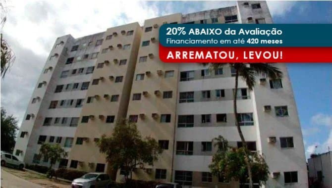 Apartamento em leilão em Paulista - PE, bairro Janga — Apartamento 43 m² (Unid. 802) - Janga - Paulista - PE