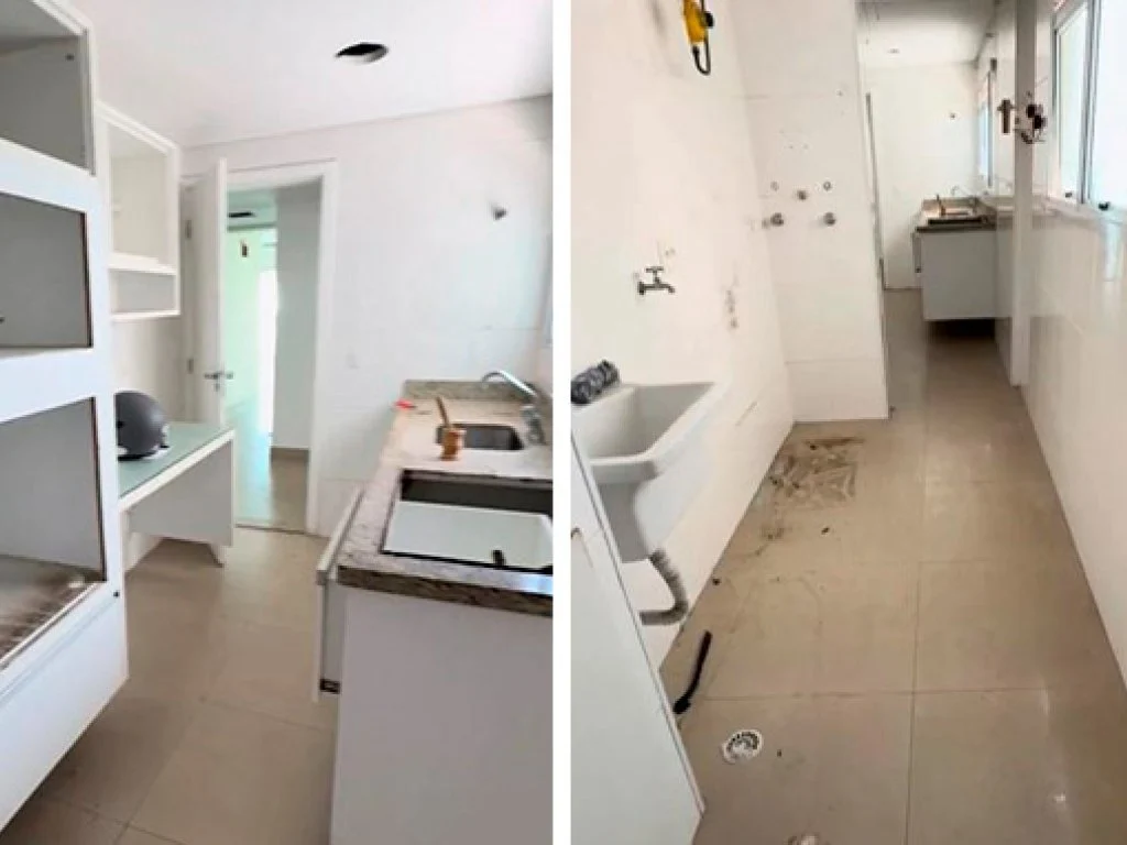 Foto 9 de 13: Apartamento em leilão em Guarujá - SP, bairro Pitangueiras — Apartamento 154 m² (com 02 vagas - Próx. à Praia) - Pitangueiras - Guarujá - SP