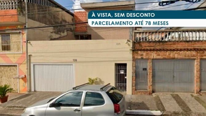 Foto 1 de 5: Casa em leilão em São Paulo - SP, bairro Vila Costa Melo — Casa 231 m² - Vila Costa Melo - São Paulo - SP