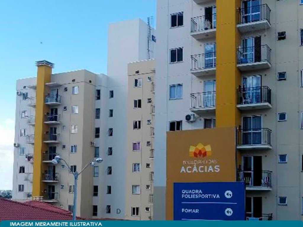 Foto 3 de 5: Apartamento em leilão em Chapecó - SC, bairro Santa Maria — Apartamento 47 m² (01 vaga) - Santa Maria - Chapecó - SC