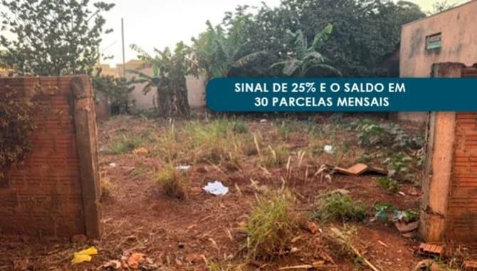 Foto 1 de 8: Terreno em leilão em Sidrolândia - MS, bairro São Bento — Terreno 500 m² - São Bento - Sidrolândia - MS