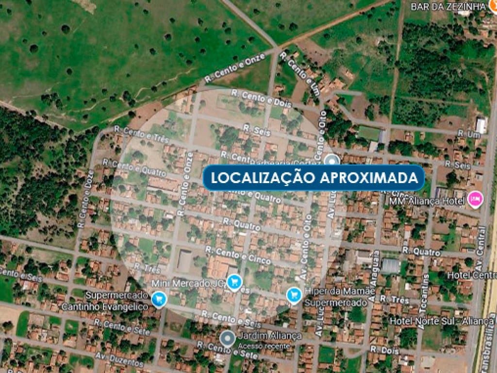 Foto 2 de 2: Terreno em leilão em Aliança Do Tocantins - TO — Terreno 406 m² (Lt. 14 da Qd. 04) - Loteamento Jardim Aliança - Aliança do Tocantins - TO