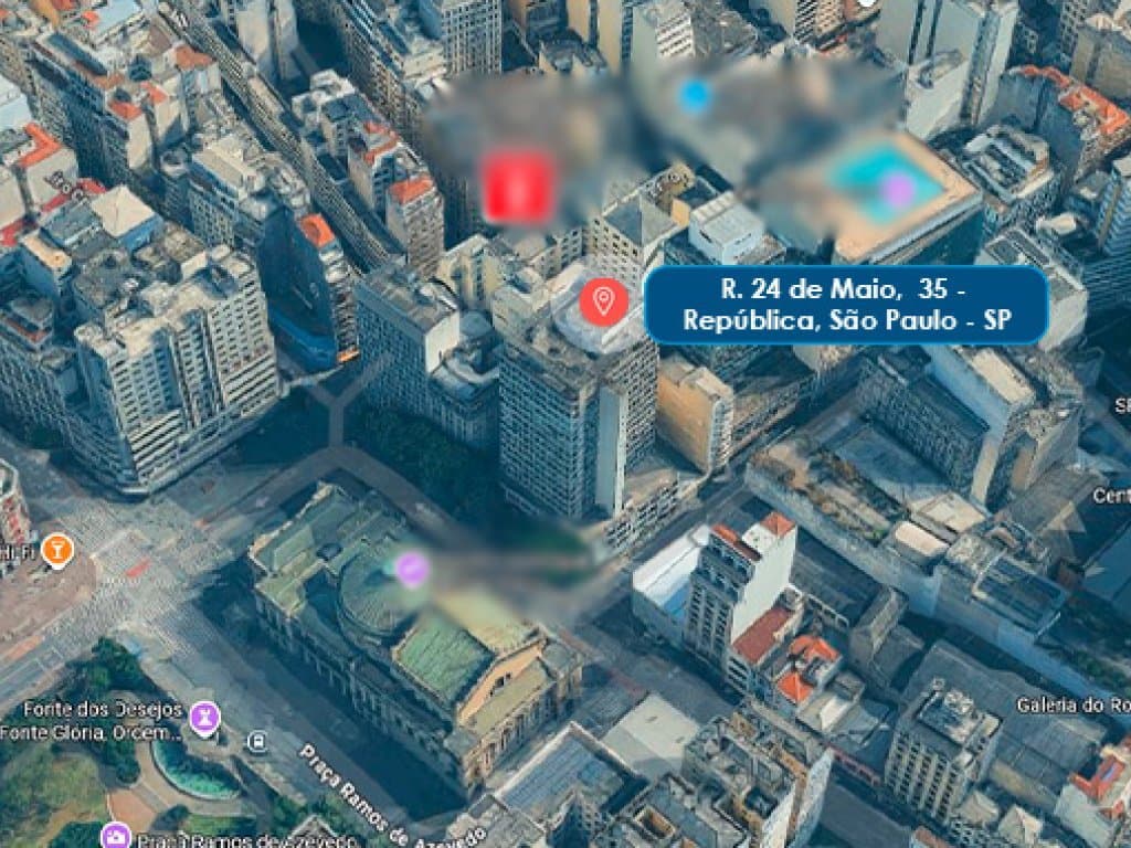 Foto 4 de 4: Comercial em leilão em São Paulo - SP, bairro República — Conjunto Comercial 59 m² (Unid. 1.106 do Edifício Palácio do Comércio) - República - São Paulo - SP