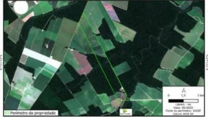 Foto 1 de 3: Area Rural em leilão em Santa Carmem - MT — Imóvel Rural 904 ha (Fazenda Chapadão - Gleba A) - Santa Carmen - MT