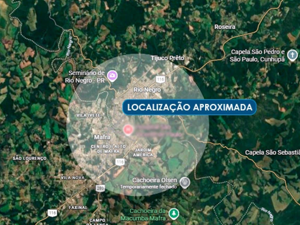 Foto 2 de 2: Area Rural em leilão em Rio Negro - PR, bairro Alto das Palmeiras — Imóvel Rural 30.773 m² - Alto das Palmeiras - Rio Negro - PR