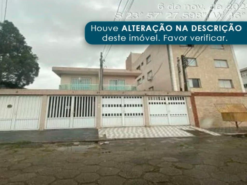 Foto 2 de 2: Casa em leilão em São Vicente - SP, bairro Parque São Vicente — Casa 91 m² - São Vicente-SP - Rua Tamoios, 81 - Casa 02 - Parque São Vicente
