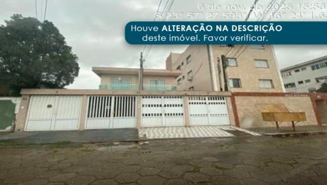 Foto 1 de 2: Casa em leilão em São Vicente - SP, bairro Parque São Vicente — Casa 91 m² - São Vicente-SP - Rua Tamoios, 81 - Casa 02 - Parque São Vicente