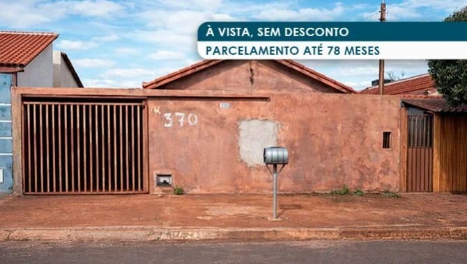 Foto 1 de 3: Casa em leilão em Quirinópolis - GO, bairro Municipal — Casa 69 m² - Municipal - Quirinópolis - GO