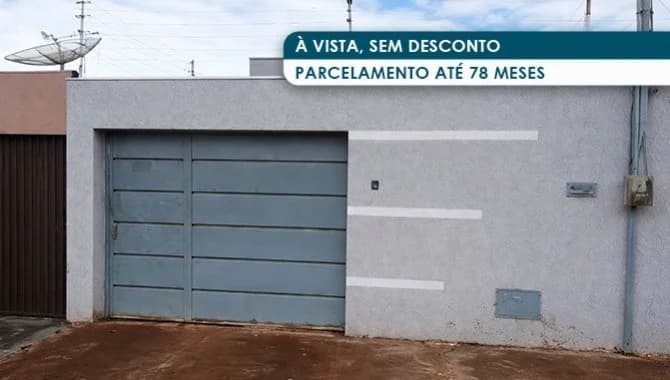 Foto 1 de 3: Casa em leilão em Anápolis - GO, bairro Santos Dumont — Casa 86 m² - Santos Dumont - Anápolis - GO