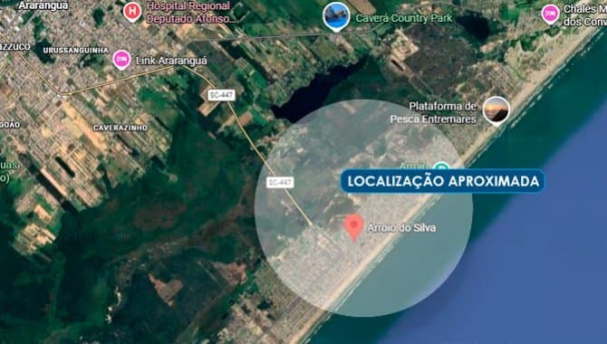 Foto 1 de 2: Terreno em leilão em Balneário Arroio Do Silva - SC — Terreno 300 m² - Balneário Arroio do Silva - SC