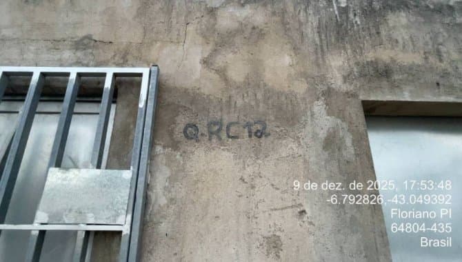 Foto 3 de 8: Casa em leilão em Floriano - PI — Casa 37 m² - Meladão - Floriano - PI
