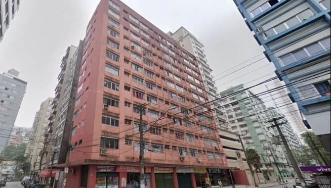 Foto 1 de 5: Apartamento em leilão em Itararé - SP — Direitos sobre Apartamento 48 m² - (Praia do Itararé) - Itararé - São Vicente - SP