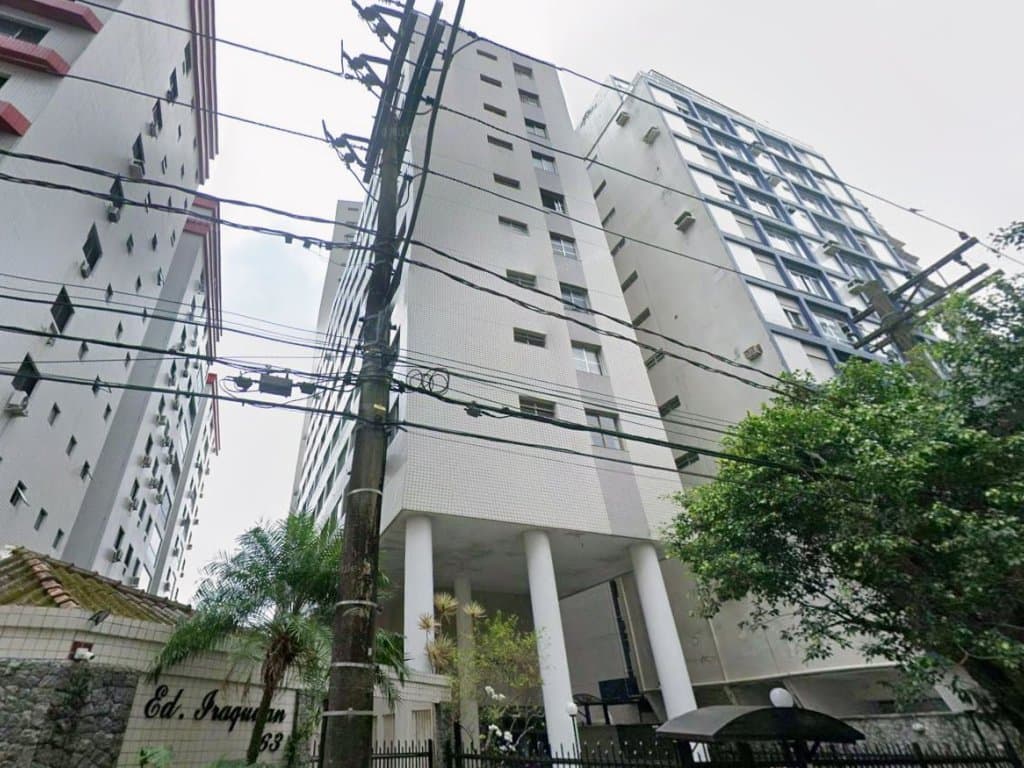 Foto 2 de 5: Apartamento em leilão em São Vicente - SP — Apartamento 102 m² (próximo à Praia Itararé) - Itararé - São Vicente - SP