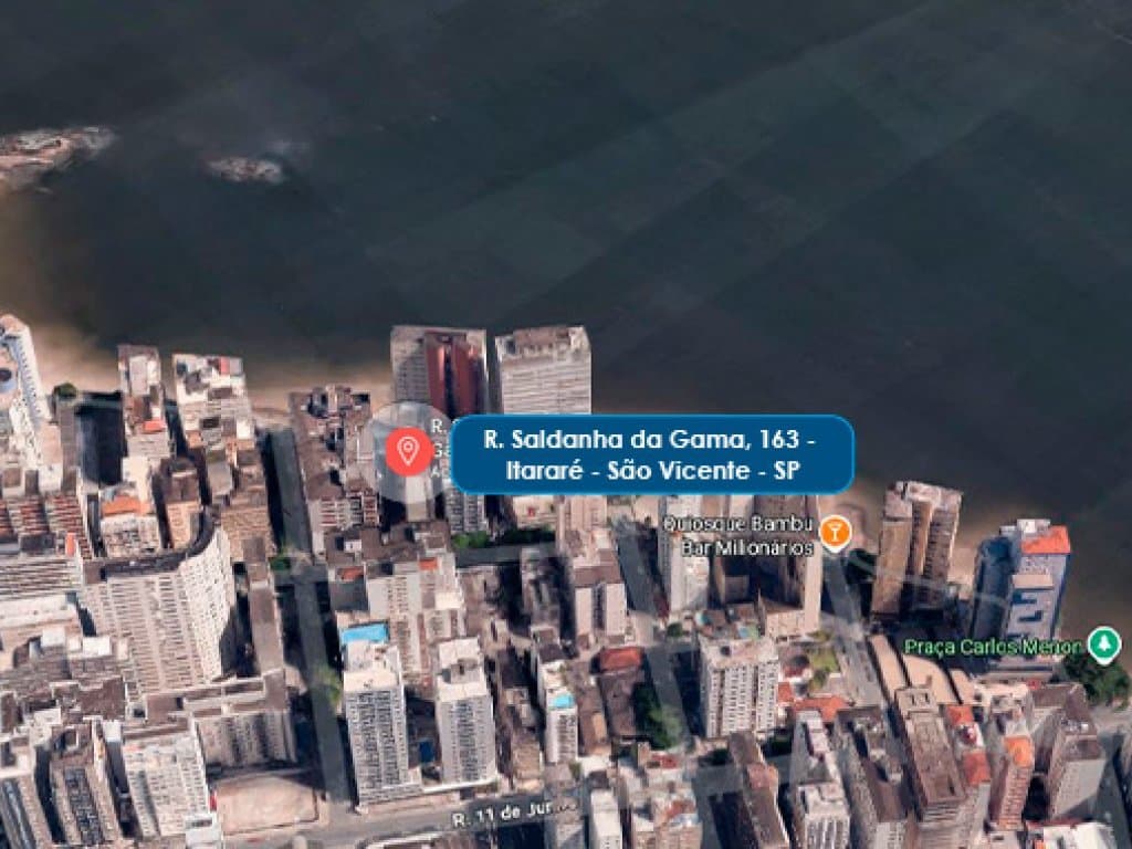 Foto 5 de 5: Apartamento em leilão em São Vicente - SP — Apartamento 102 m² (próximo à Praia Itararé) - Itararé - São Vicente - SP