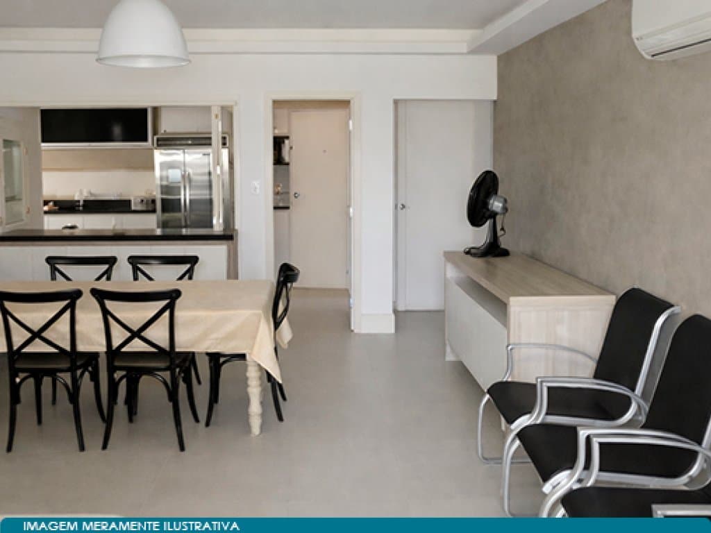 Foto 8 de 10: Apartamento em leilão em Guarujá - SP, bairro Pitangueiras — Apartamento no Litoral 121 m² (1 vaga) - Centro - Guarujá - SP