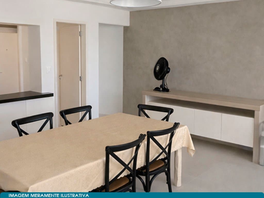 Foto 7 de 10: Apartamento em leilão em Guarujá - SP, bairro Pitangueiras — Apartamento no Litoral 121 m² (1 vaga) - Centro - Guarujá - SP