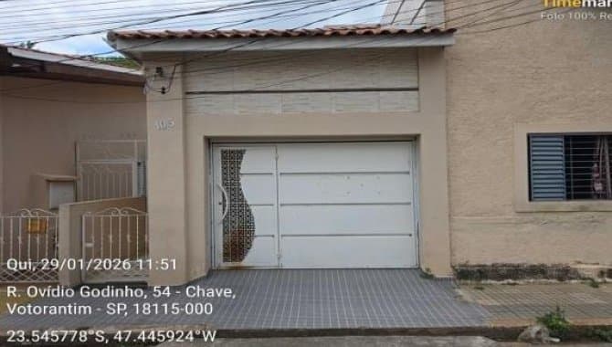 Foto 1 de 2: Casa em leilão em Votorantim - SP, bairro Chave — Casa 106 m² - Votorantim-SP - Rua Asdrubal Nascimento, 105 - Chave