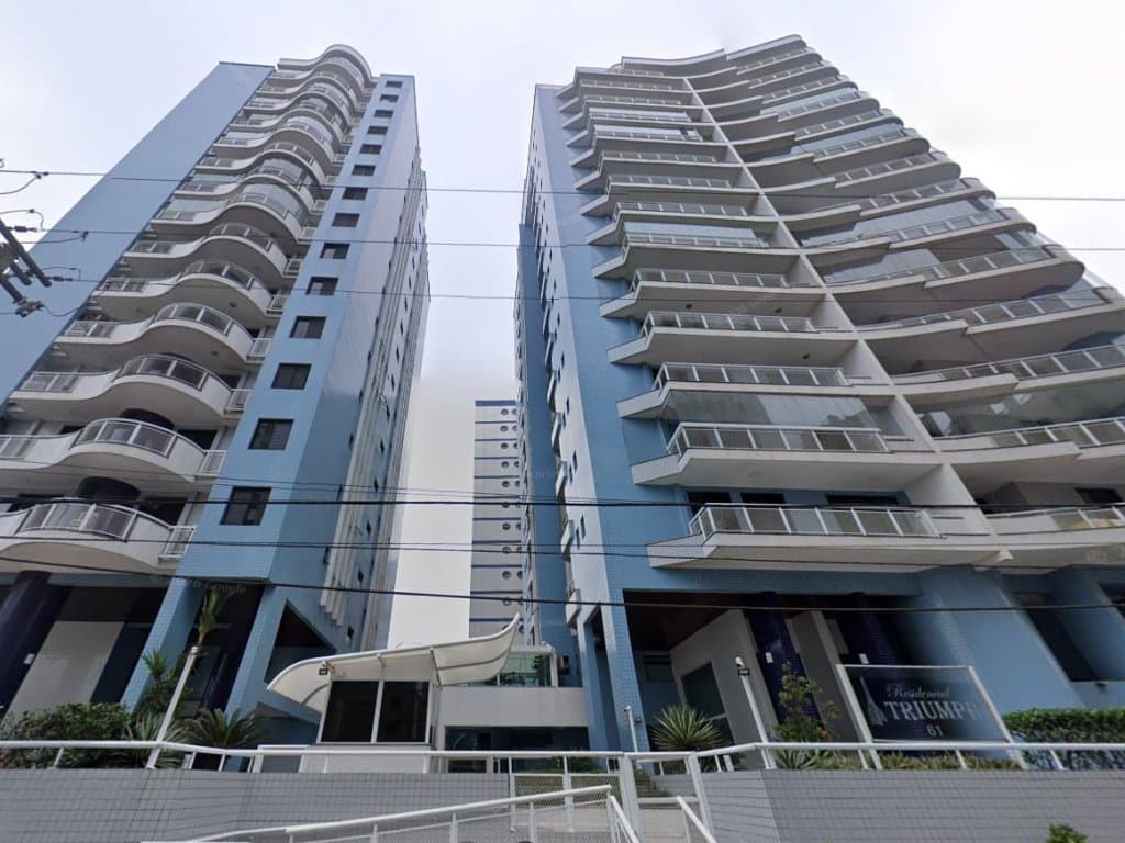 Foto 2 de 6: Apartamento em leilão em Praia Grande - SP, bairro Vila Tupi — Apartamento 110 m² (01 vaga) - Praia Vila Tupi - Praia Grande - SP