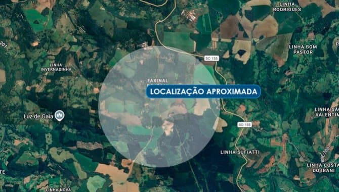 Foto 1 de 2: Area Rural em leilão em Xanxerê - SC — Área Rural com 6,1 ha - Linha Faxinal do Irani - Xanxerê - SC