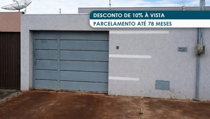 Foto 1 de 3: Casa em leilão em Anápolis - GO, bairro Santos Dumont — Casa 86 m² - Santos Dumont - Anápolis - GO