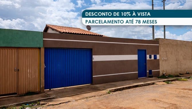 Foto 1 de 3: Casa em leilão em Padre Bernardo - GO, bairro Ouro Verde — Casa 63 m² - Ouro Verde - Padre Bernardo - GO