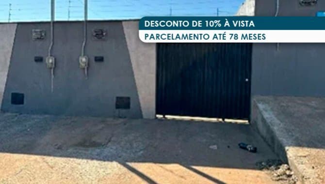 Foto 1 de 3: Casa em leilão em Planaltina - GO — Casa 82 m² - Loteamento Brasilinha Sudoeste - Planaltina - GO