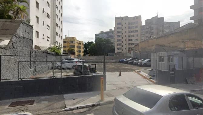 Foto 1 de 6: Terreno em leilão em São Paulo - SP, bairro Vila Buarque — Terreno com Área de 1.144 m² - Vila Buarque - São Paulo - SP