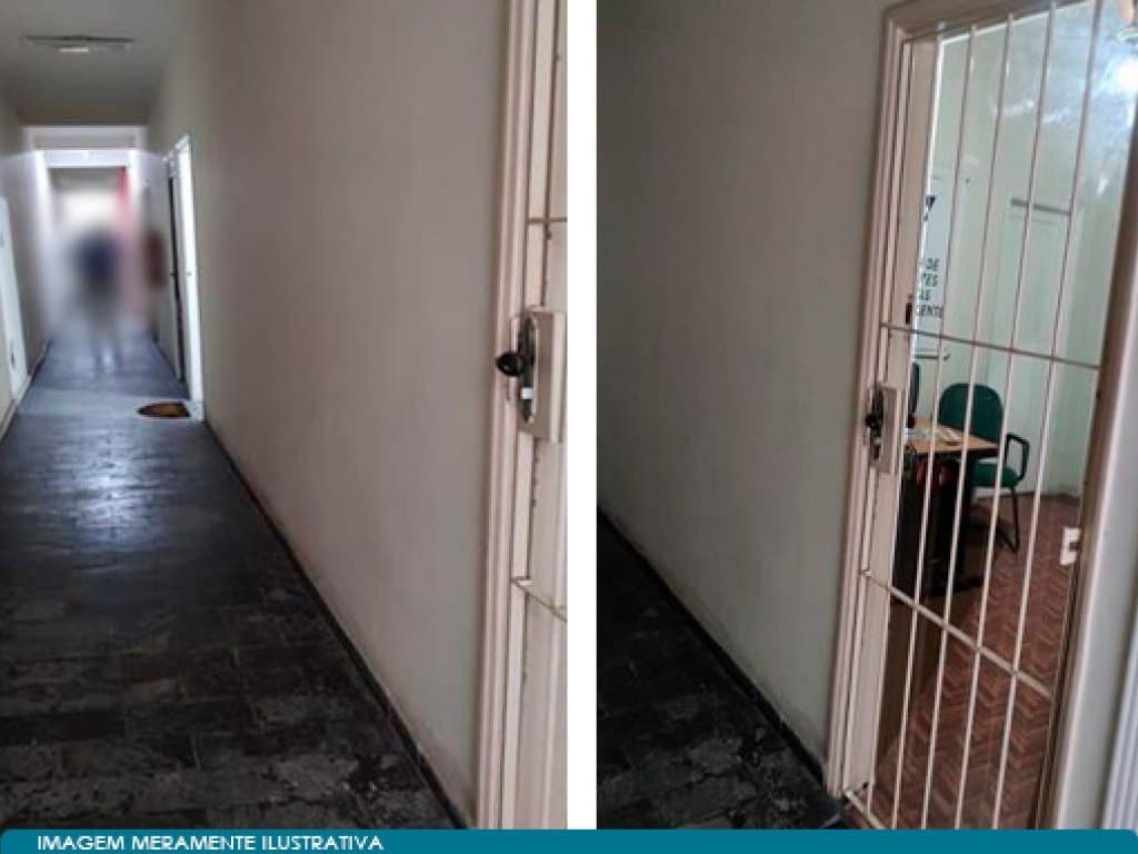 Foto 4 de 6: Comercial em leilão em São Vicente - SP, bairro Centro — Sala Comercial 22 m² (Unid. 14 - Edifício Elda) - Centro - São Vicente - SP