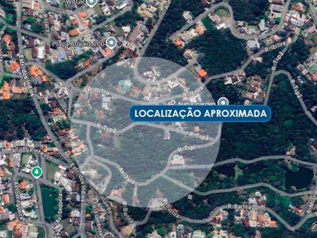 Foto 2 de 2: Terreno em leilão em Arujá - SP — Área com 1.690 m² - Condomínio Arujazinho I, II e III - Arujá - SP