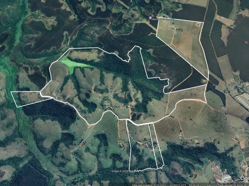 Foto 2 de 46: Area Rural em leilão em Presidente Alves - SP — Imóvel Rural com área total de 393 ha (Fazenda Conquista) - Presidente Alves - SP