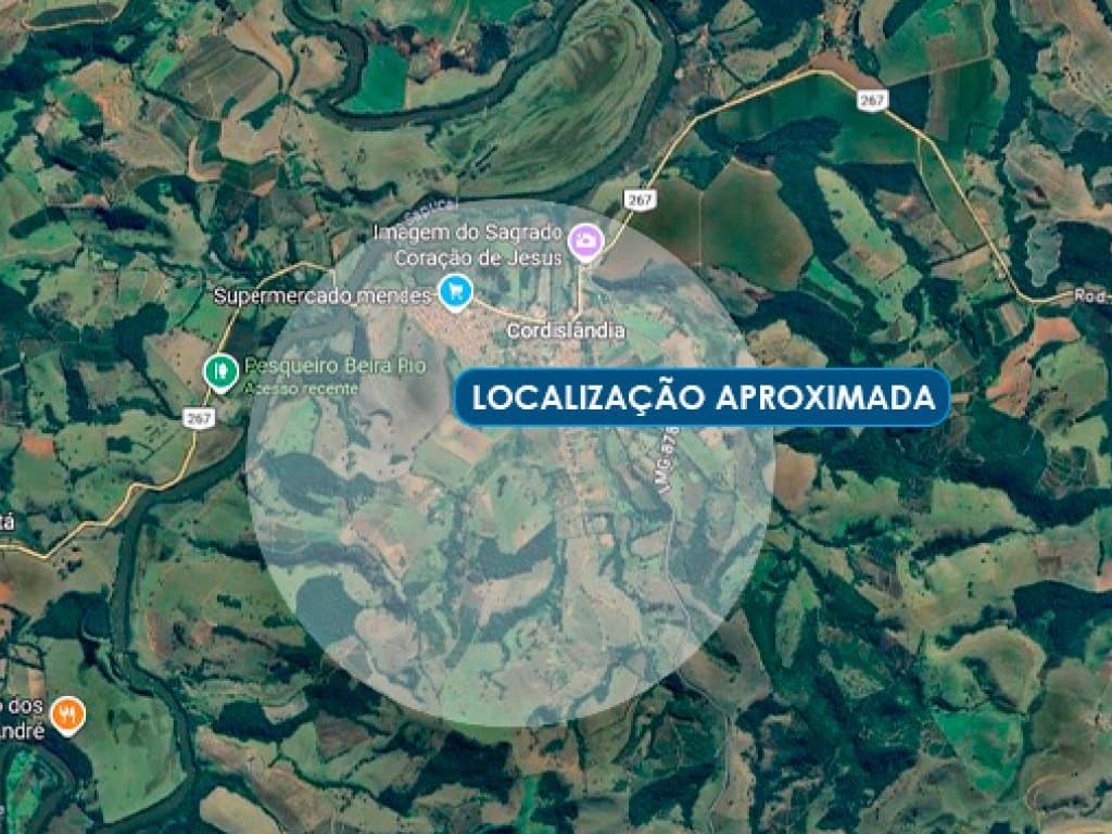 Foto 2 de 2: Area Rural em leilão em Cordislândia - MG — Imóvel Rural com Área de 07 ha (Sítio Ipiranga) - Cordislândia - MG
