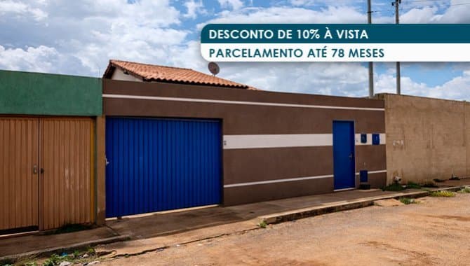 Foto 1 de 3: Casa em leilão em Padre Bernardo - GO, bairro Ouro Verde — Casa 63 m² - Ouro Verde - Padre Bernardo - GO