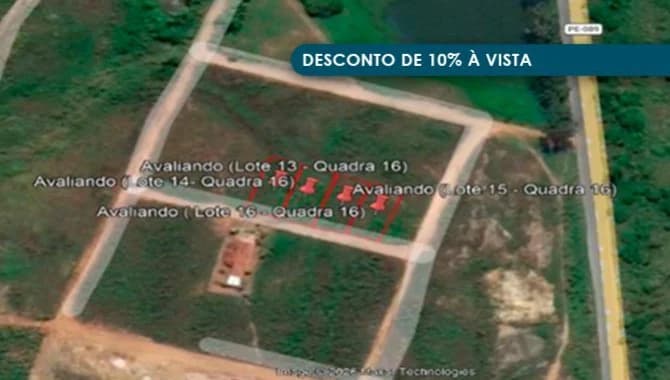 Foto 1 de 4: Terreno em leilão em Timbaúba - PE — Terreno 1.440 m² - Loteamento Araruna II - Timbaúba - PE