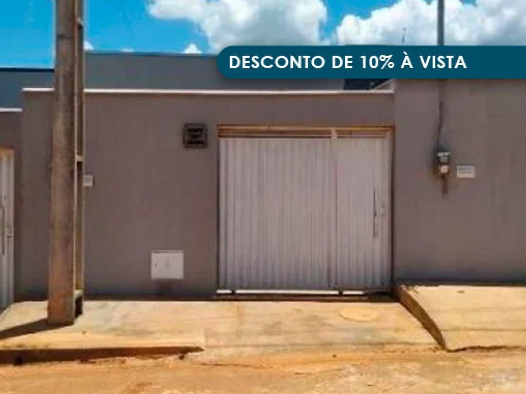 Casa em leilão em Planaltina - GO, bairro Chácaras Santa Maria — Casa 82 m² - Chácaras Santa Maria - Planaltina - GO