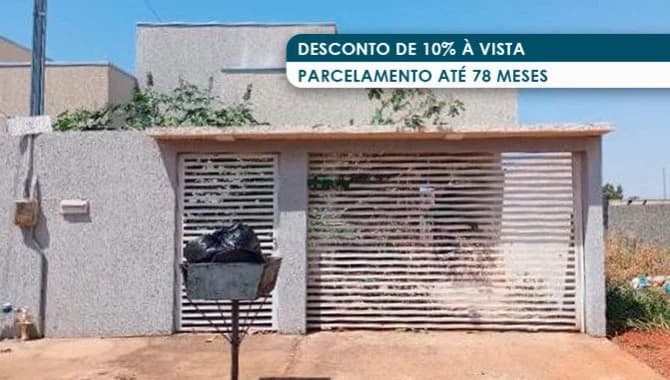 Foto 1 de 3: Casa em leilão em Caldas Novas - GO, bairro Setor Aeroporto — Casa 80 m² - Setor Aeroporto - Caldas Novas - GO