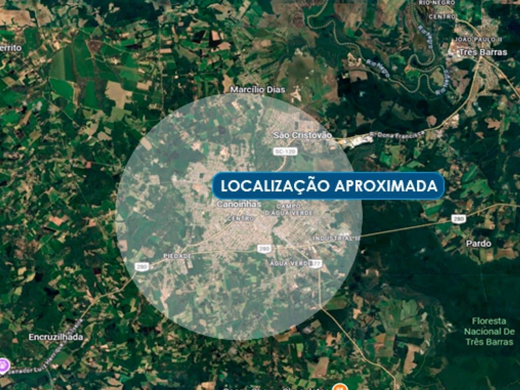 Area Rural em leilão em Canoinhas - SC — Parte Ideal (50%) sobre Imóvel Rural 30.250 m² (Água Verde - Salto D Água Verde) - Canoinhas - SC