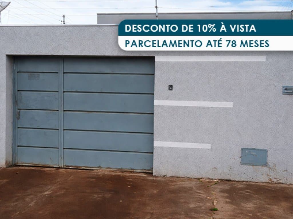 Foto 1 de 2: Casa em leilão em Anápolis - GO, bairro Santos Dumont — Casa 86 m² - Santos Dumont - Anápolis - GO