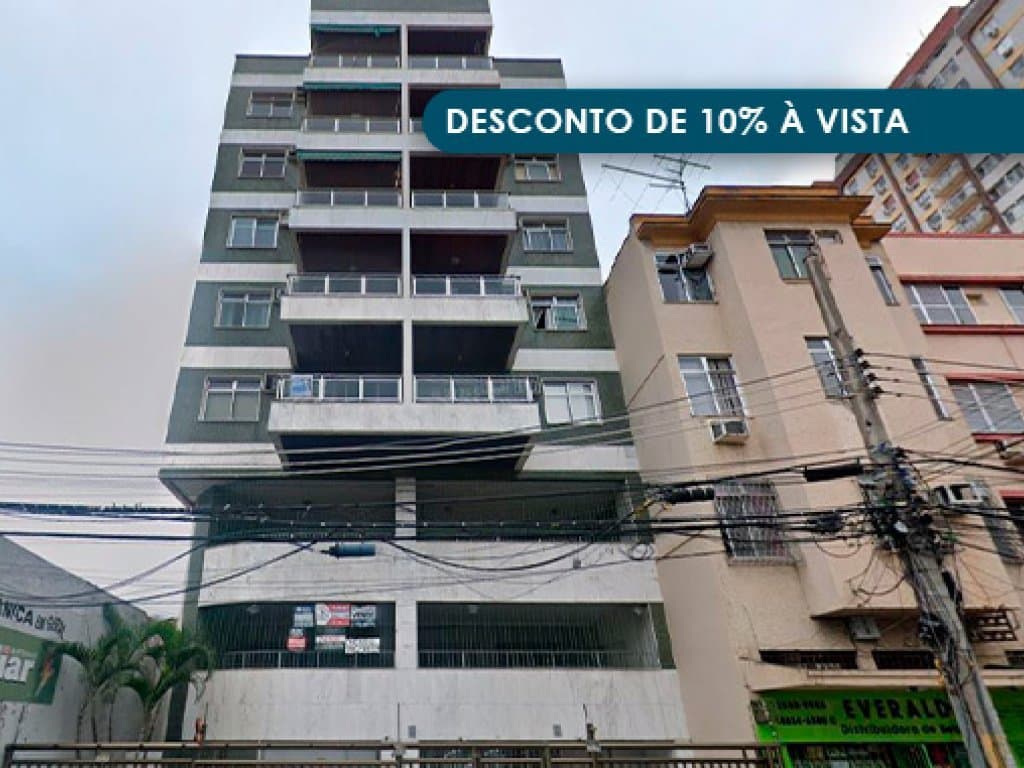 Foto 1 de 2: Apartamento em leilão em Rio De Janeiro - RJ, bairro Tijuca — Apartamento 61 m² (privativa + comum) com 01 vaga - Tijuca - Rio de Janeiro - RJ