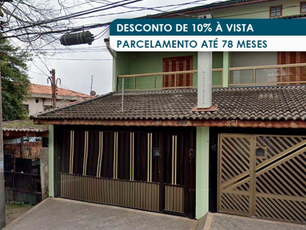 Foto 1 de 3: Casa em leilão em Santo André - SP, bairro Jardim Utinga — Casa 227 m² - Jardim Utinga - Santo André - SP