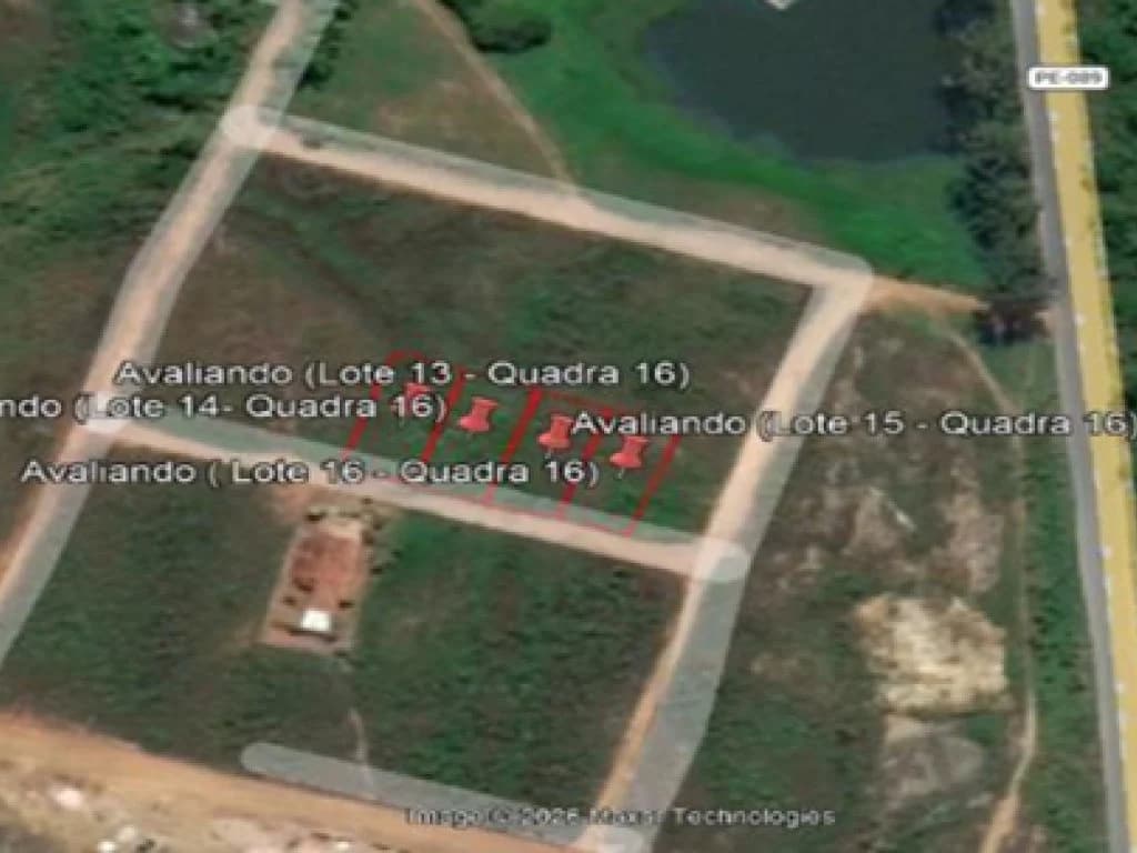 Foto 3 de 3: Terreno em leilão em Timbaúba - PE — 04 Terrenos 360 m² (cada) - Loteamento Araruna II - Timbaúba - PE